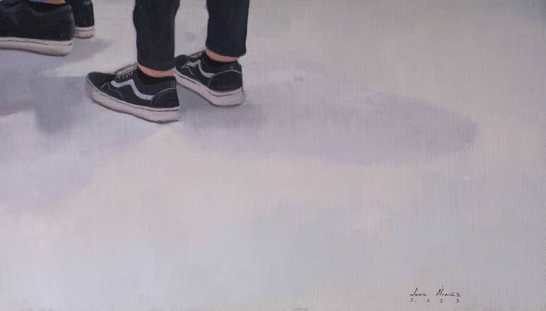 Original Abstract Women Painting by Juan Álvarez Cebrián