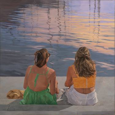 Original Realism Women Paintings by Juan Álvarez Cebrián