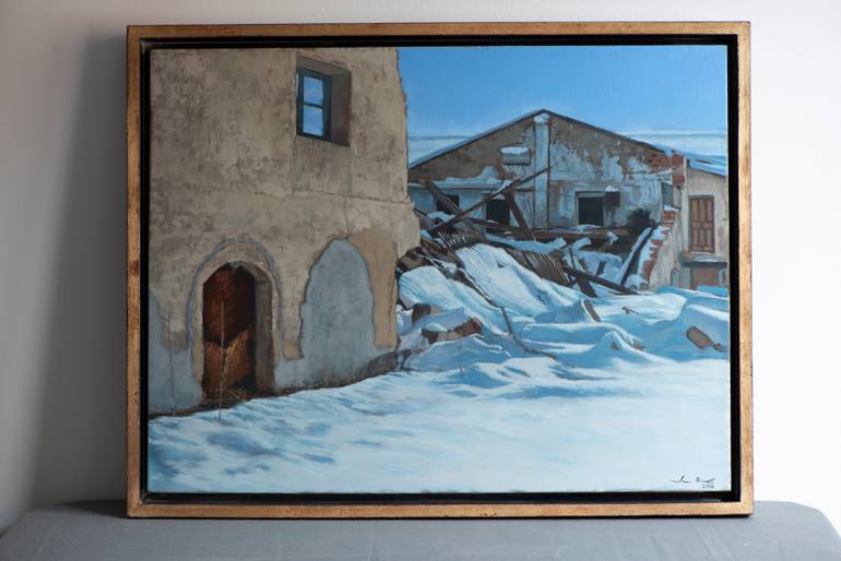 Original Realism Landscape Painting by Juan Álvarez Cebrián