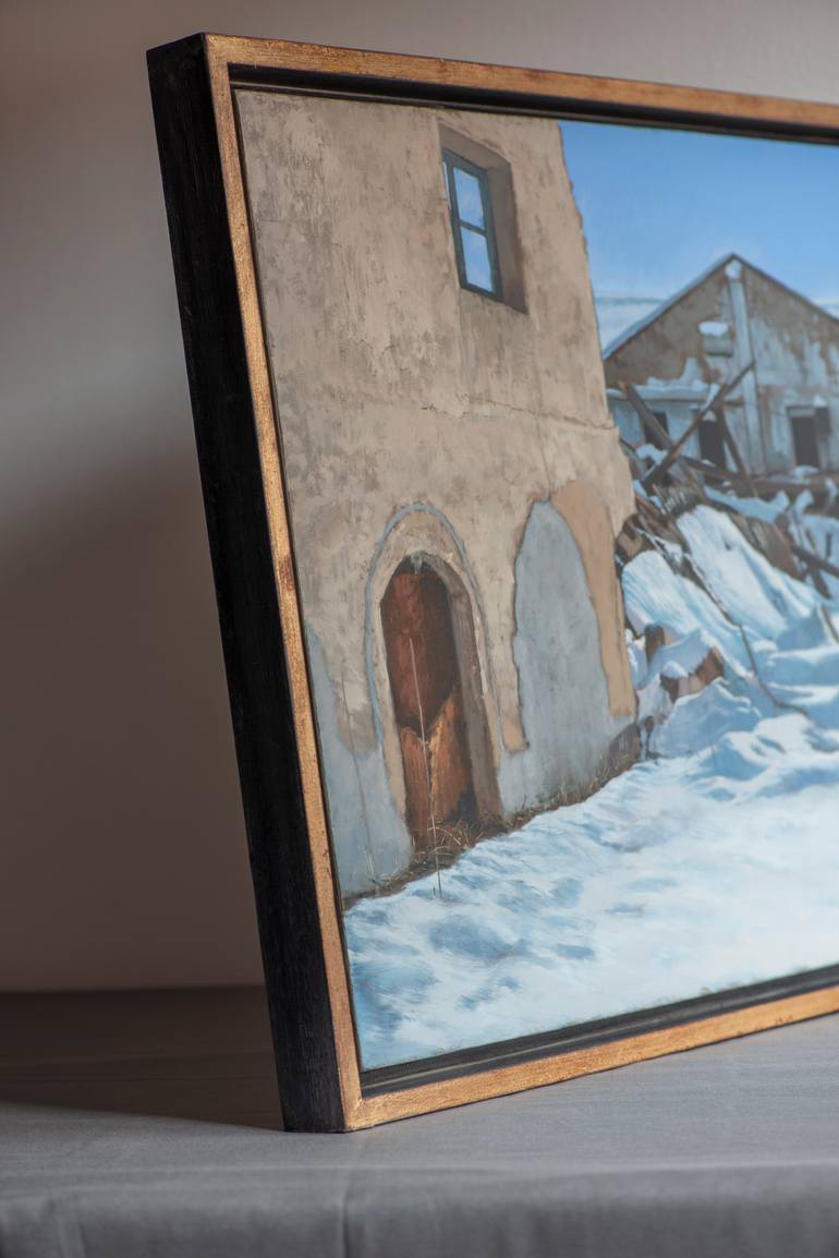 Original Realism Landscape Painting by Juan Álvarez Cebrián