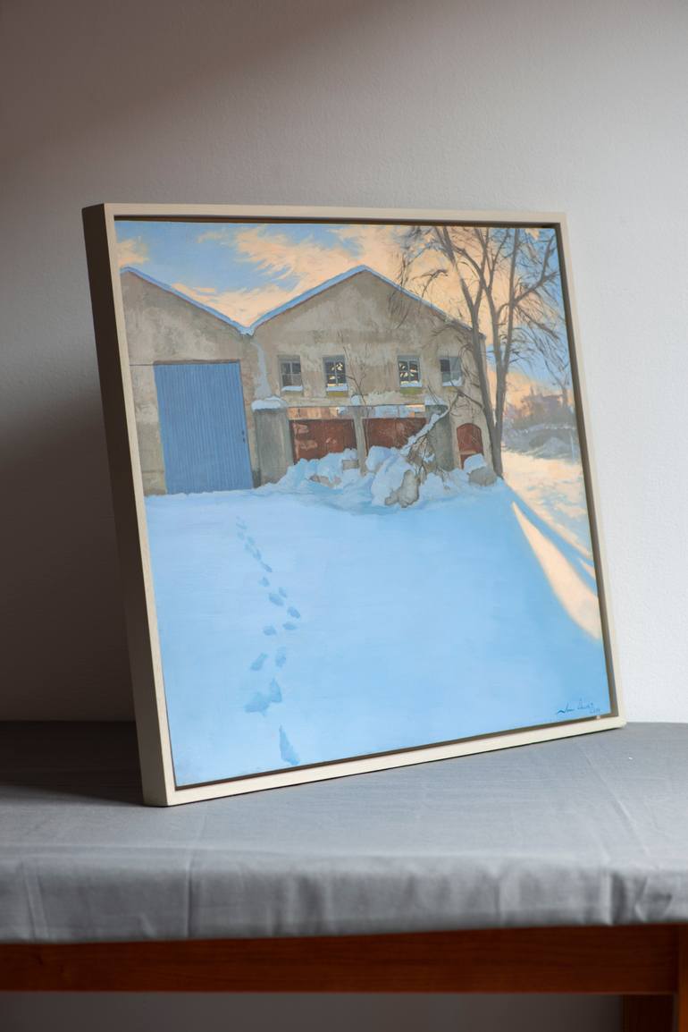 Original Realism Landscape Painting by Juan Álvarez Cebrián