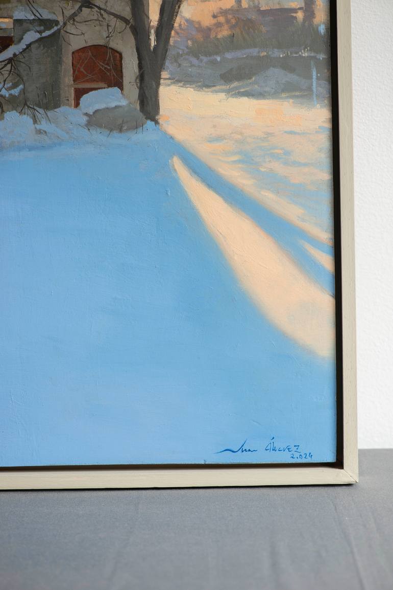 Original Realism Landscape Painting by Juan Álvarez Cebrián