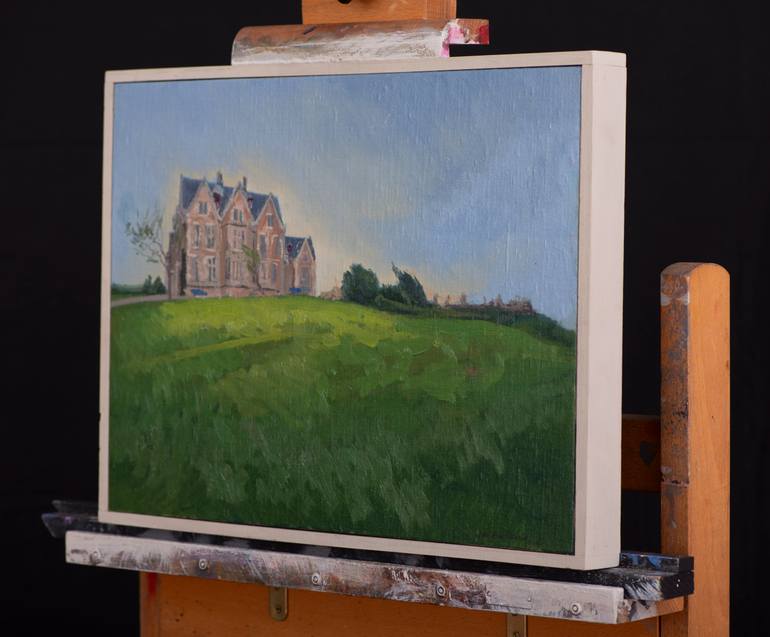 Original Realism Landscape Painting by Juan Álvarez Cebrián