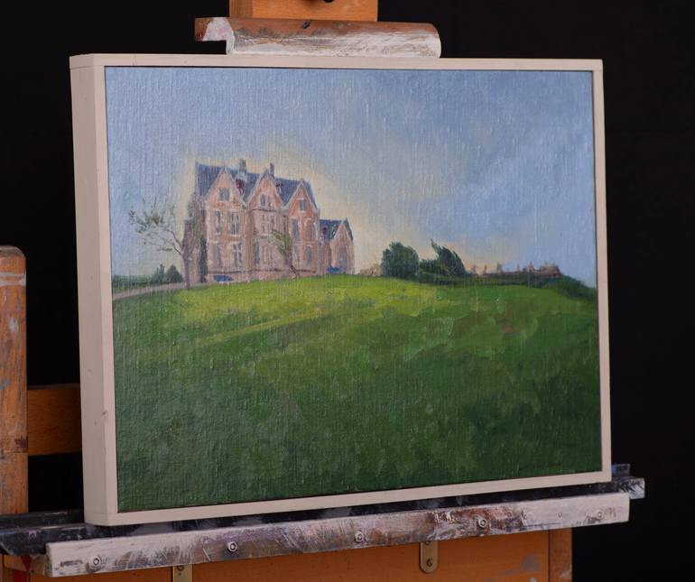 Original Realism Landscape Painting by Juan Álvarez Cebrián