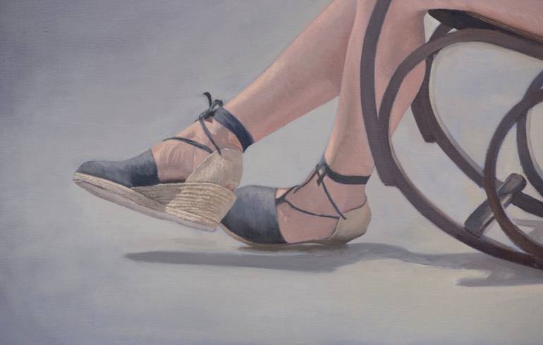Original Realism Women Painting by Juan Álvarez Cebrián