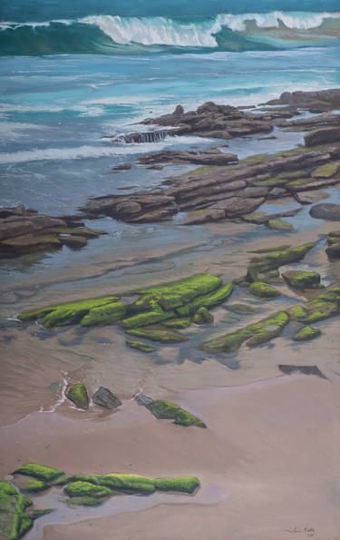 Original Realism Seascape Paintings by Juan Álvarez Cebrián