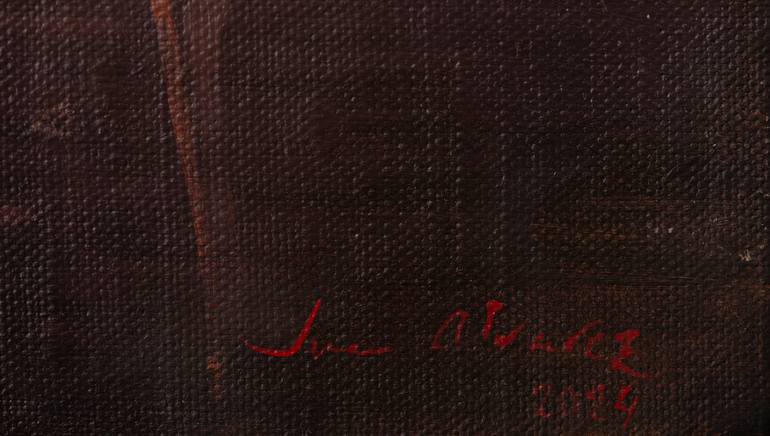 Original Figurative Men Painting by Juan Álvarez Cebrián