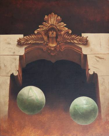 Original Surrealism Architecture Paintings by Juan Álvarez Cebrián