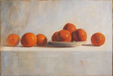 Original Figurative Food Paintings by Juan Álvarez Cebrián