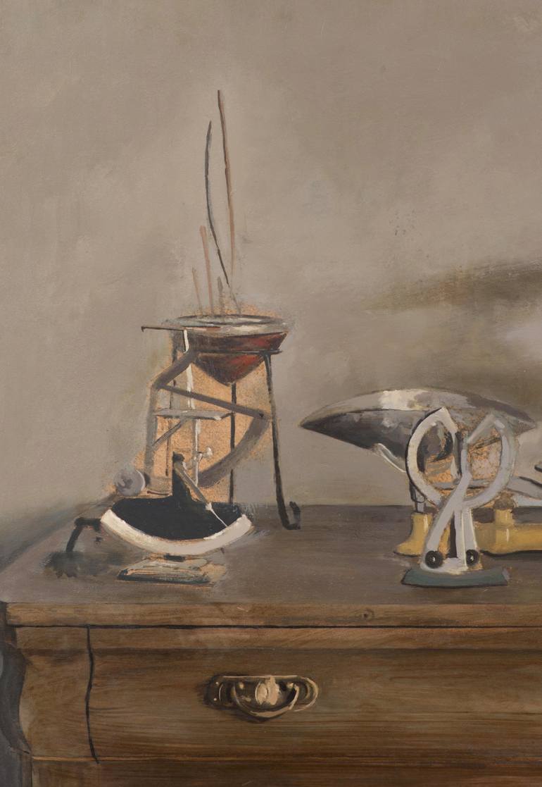 Original Realism Still Life Painting by Juan Álvarez Cebrián