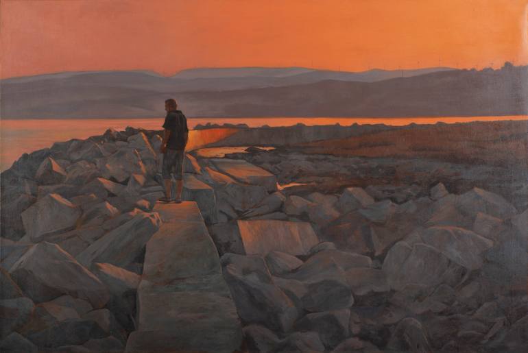 Original Realism Landscape Paintings by Juan Álvarez Cebrián