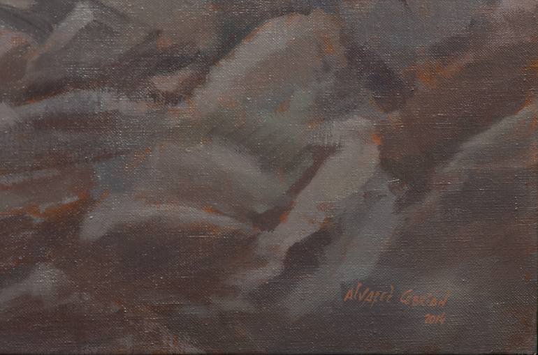 Original Realism Landscape Painting by Juan Álvarez Cebrián