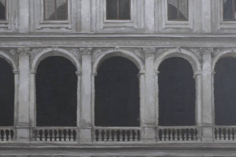 Original Figurative Architecture Painting by Juan Álvarez Cebrián