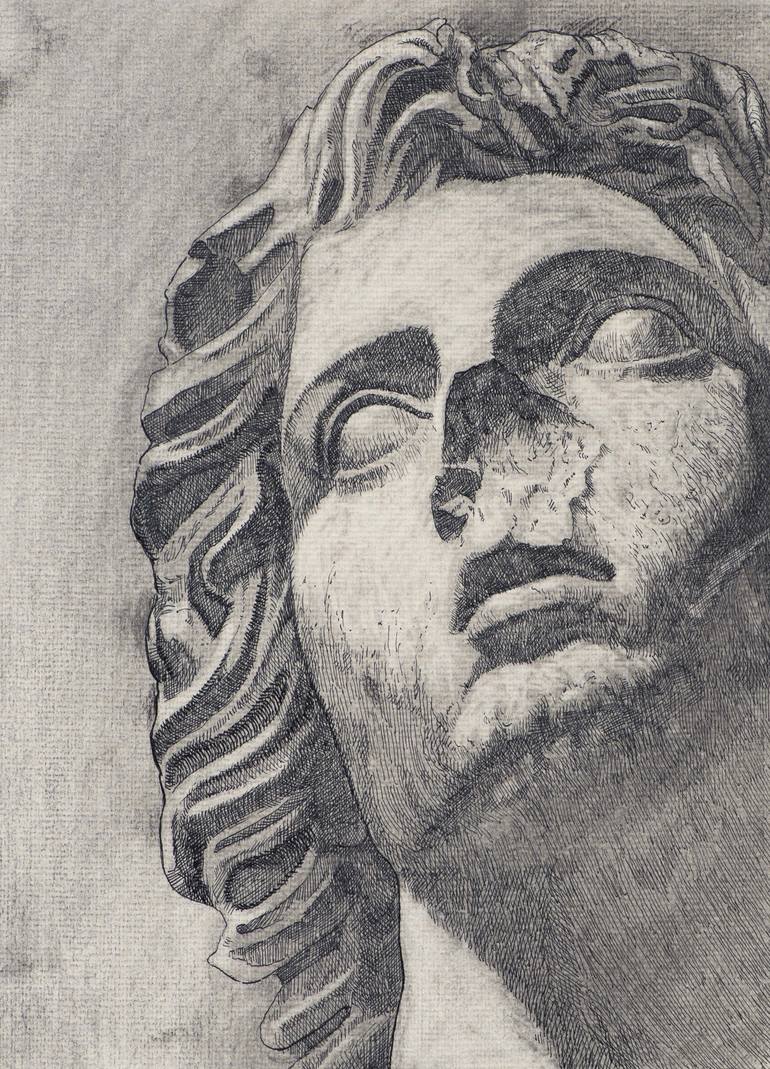 Original Conceptual Classical mythology Drawing by Juan Álvarez Cebrián