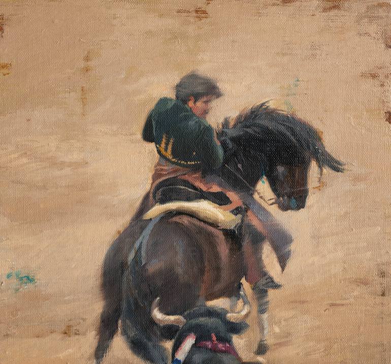 Original Horse Painting by Juan Álvarez Cebrián