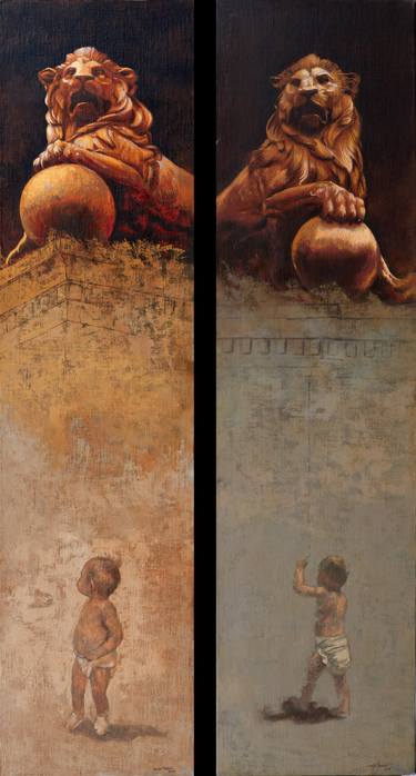 Print of Fantasy Paintings by Juan Álvarez Cebrián