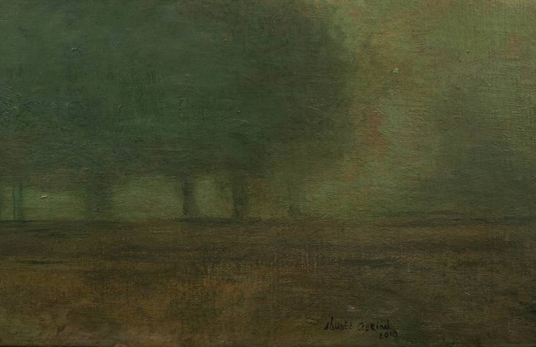 Original Surrealism Landscape Painting by Juan Álvarez Cebrián