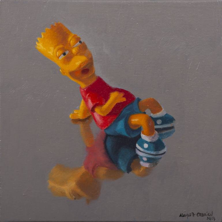 Original Figurative Celebrity Painting by Juan Álvarez Cebrián