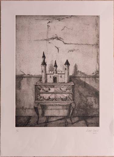 Castle on bedside table. P/A (proof of author) - Limited Edition of 15 thumb