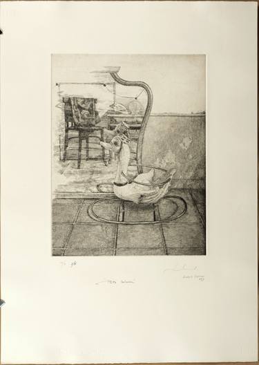 Original Realism Still Life Printmaking by Juan Álvarez Cebrián