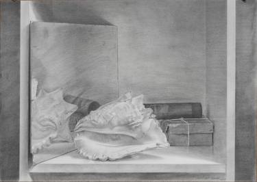 Original Still Life Drawings by Juan Álvarez Cebrián