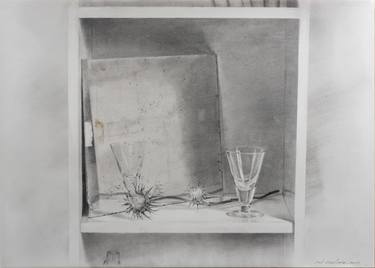 Original Realism Still Life Drawings by Juan Álvarez Cebrián