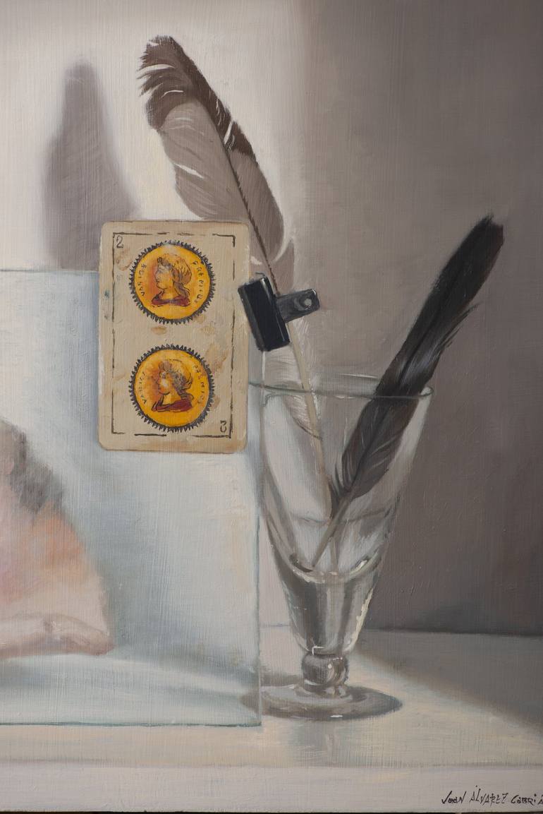 Original Realism Still Life Painting by Juan Álvarez Cebrián