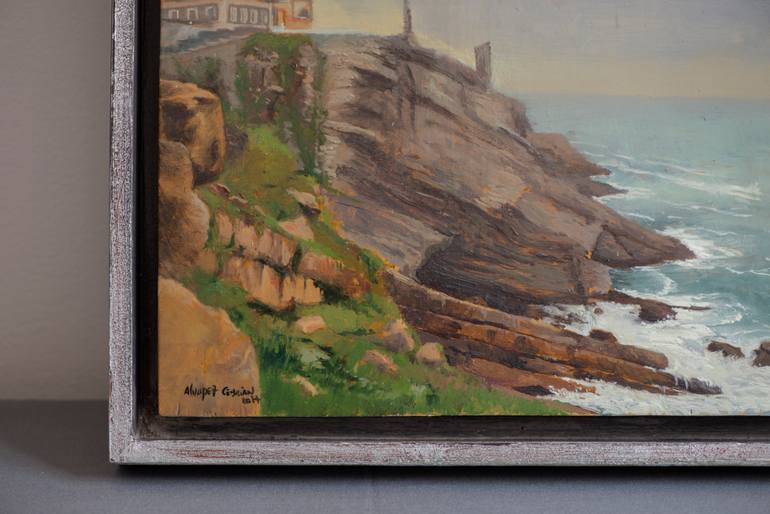 Original Figurative Landscape Painting by Juan Álvarez Cebrián