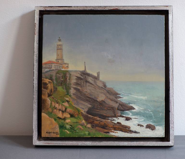 Original Figurative Landscape Painting by Juan Álvarez Cebrián