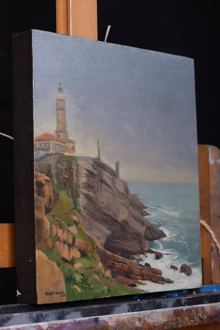 Original Realism Landscape Painting by Juan Álvarez Cebrián