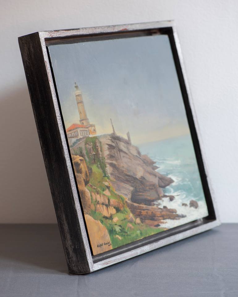 Original Figurative Landscape Painting by Juan Álvarez Cebrián