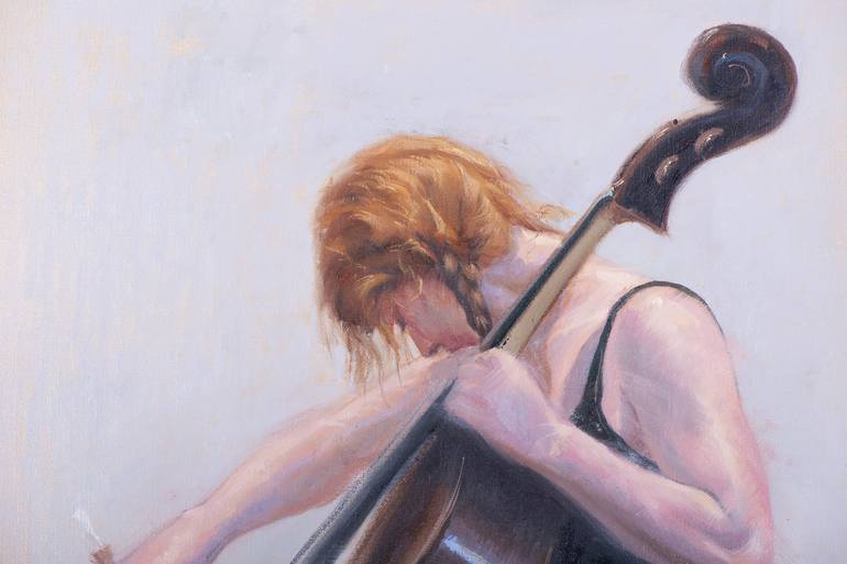 Original Figurative Music Painting by Juan Álvarez Cebrián