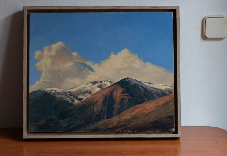 Original Realism Landscape Painting by Juan Álvarez Cebrián