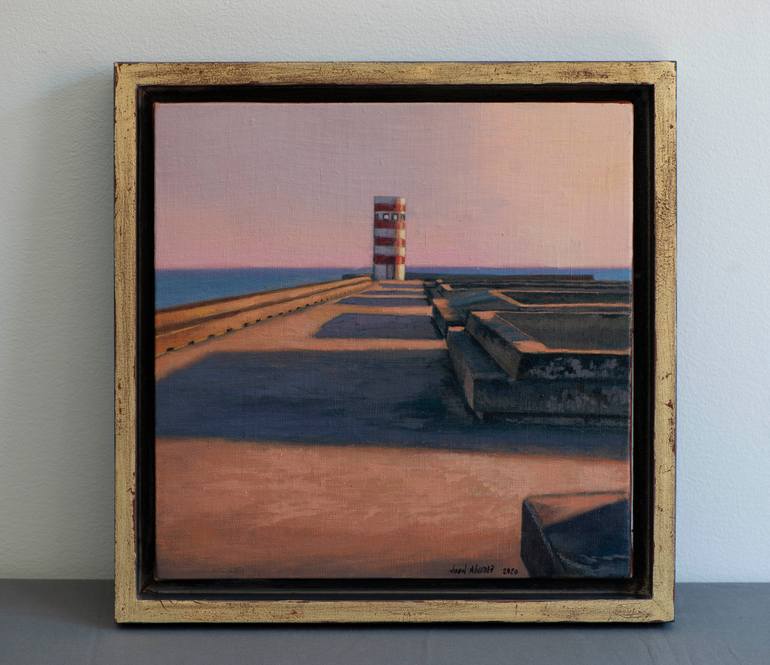 Original Figurative Landscape Painting by Juan Álvarez Cebrián