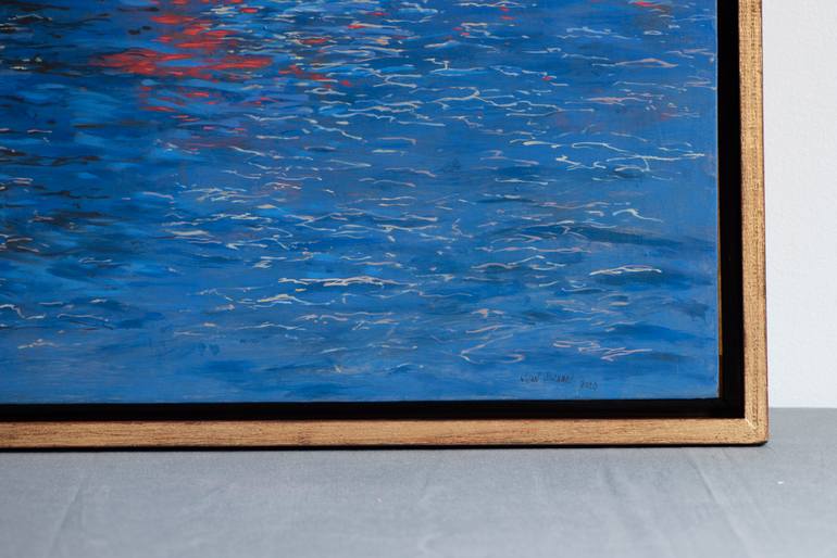 Original Figurative Boat Painting by Juan Álvarez Cebrián
