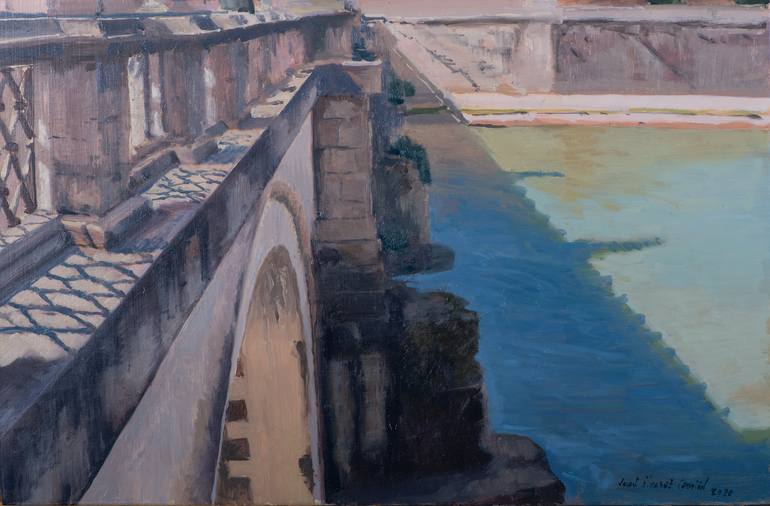 Original Realism Landscape Painting by Juan Álvarez Cebrián