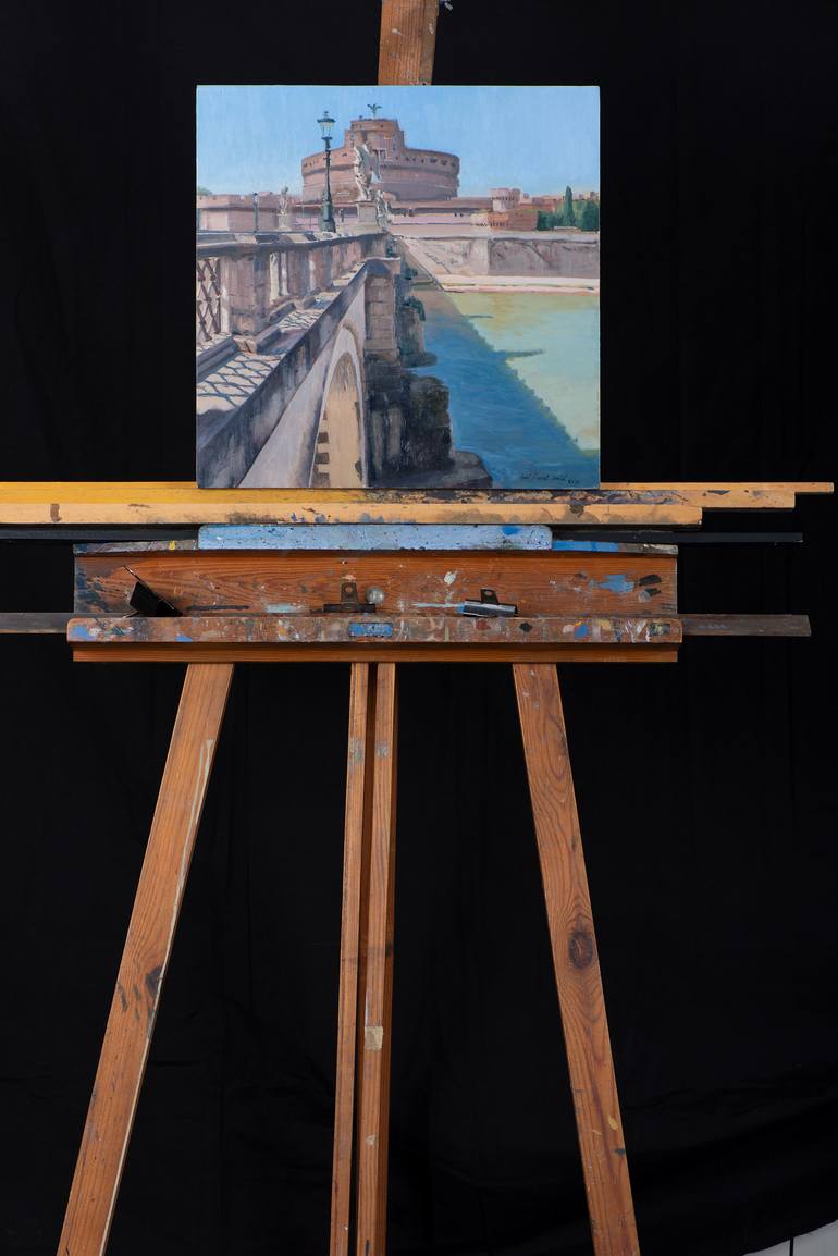 Original Realism Landscape Painting by Juan Álvarez Cebrián