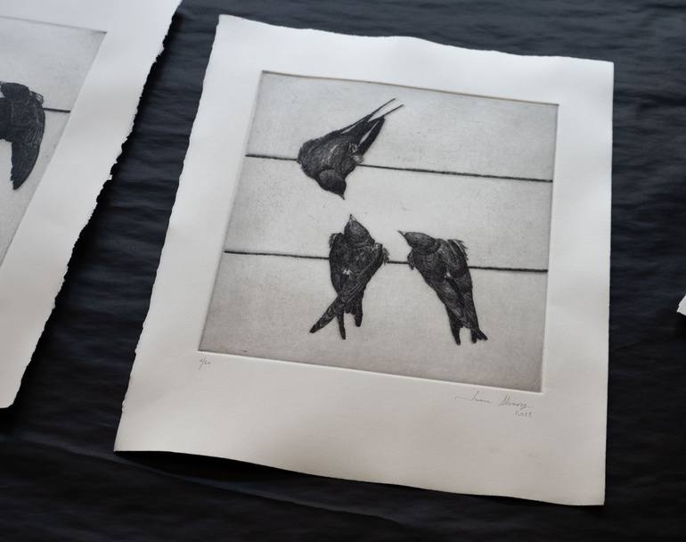 Original Modern Animal Printmaking by Juan Álvarez Cebrián