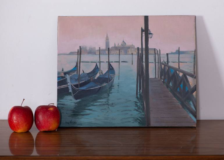 Original Figurative Landscape Painting by Juan Álvarez Cebrián
