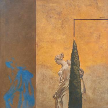 Original Classical mythology Paintings by Juan Álvarez Cebrián