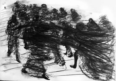 Print of Abstract Expressionism People Drawings by Alexandru Gheorghe