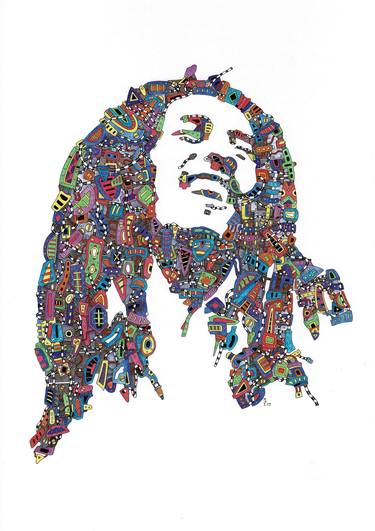 Bob Marley Abstract thumb