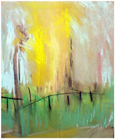 Original Abstract Expressionism Landscape Drawings by leanette botha