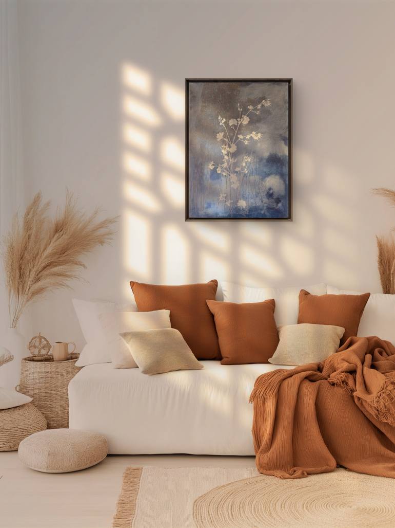 Original Abstract Expressionism Botanic Painting by Nadya Kezik