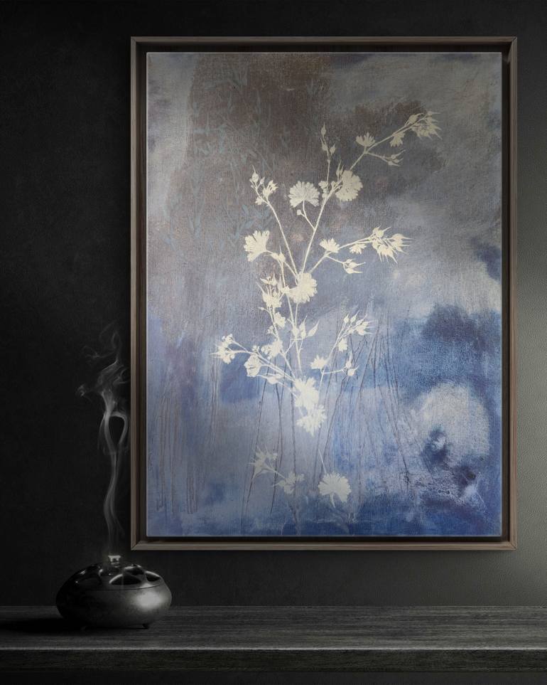 Original Abstract Expressionism Botanic Painting by Nadya Kezik
