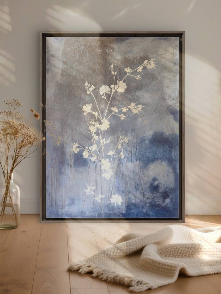 Original Abstract Expressionism Botanic Painting by Nadya Kezik