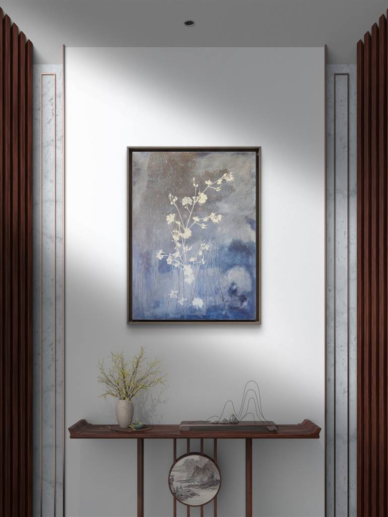 Original Abstract Expressionism Botanic Painting by Nadya Kezik