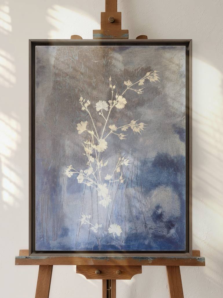 Original Abstract Expressionism Botanic Painting by Nadya Kezik