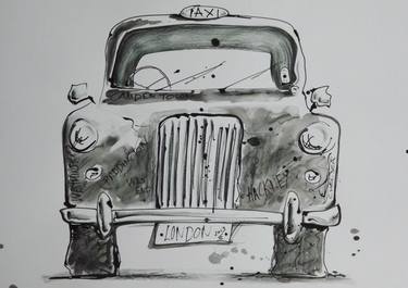Print of Illustration Automobile Drawings by keith mcbride