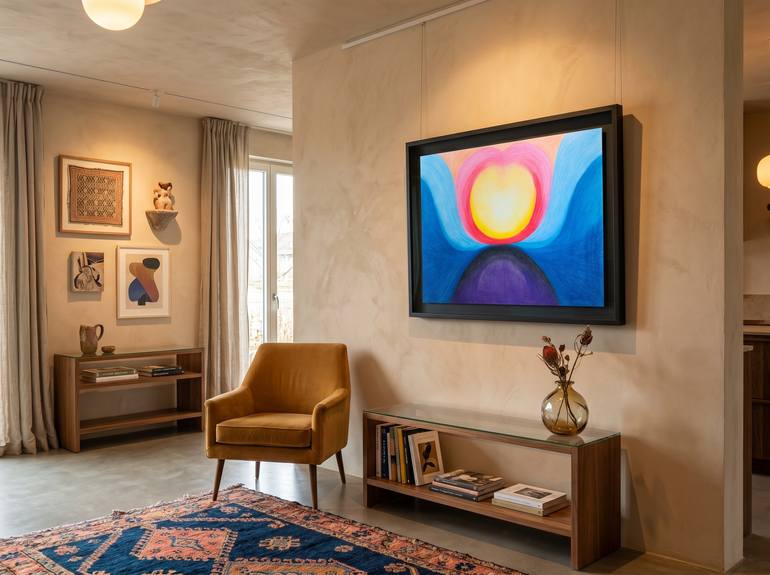 Original Contemporary Abstract Painting by Spring Free